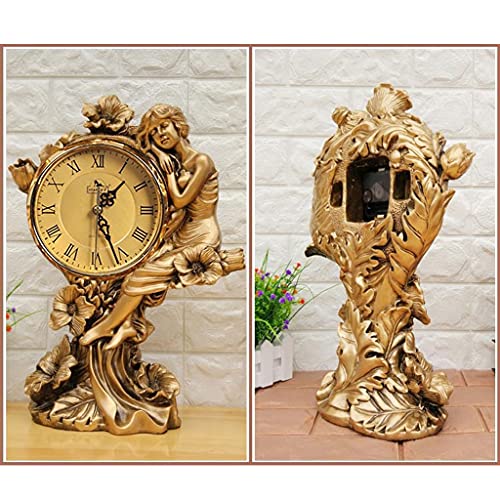 Relógio de mesa vintage Relógio retro silencioso mesa relógio casa sala de estar quarto decoração de