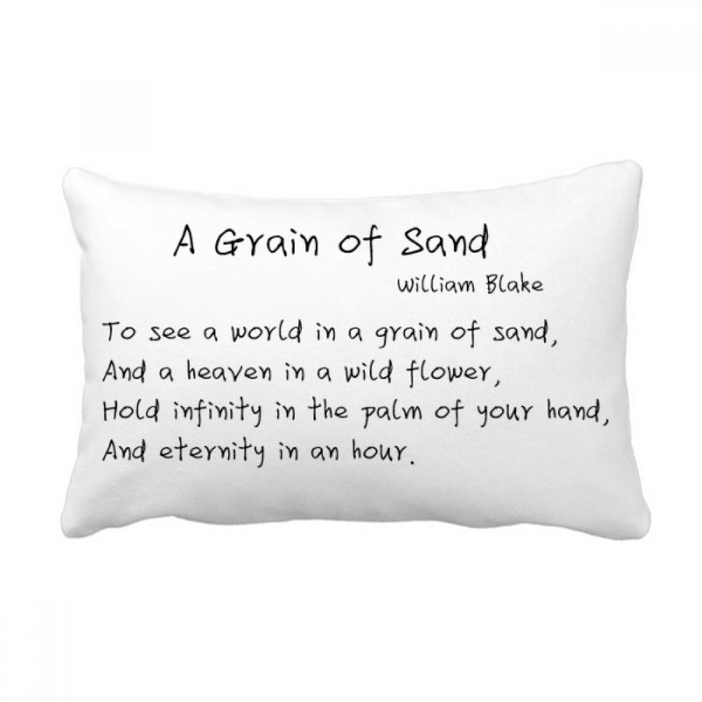 Coussin lombaire un grain de sable 40x60 cm oreiller canapé multicolore