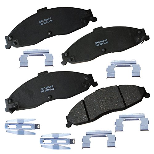 Image of Bendix Premium SBC749 Ceramic Front Brake Pads for Avanti II 2004-2001, Chevrolet Camaro 2002-1998, Pontiac Firebird 2002-1998