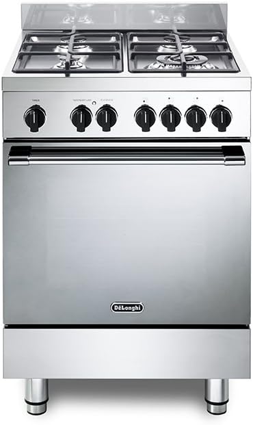 Cucina a gas con forno elettrico, N° 4 Fuochi, 60x60 cm, colore...