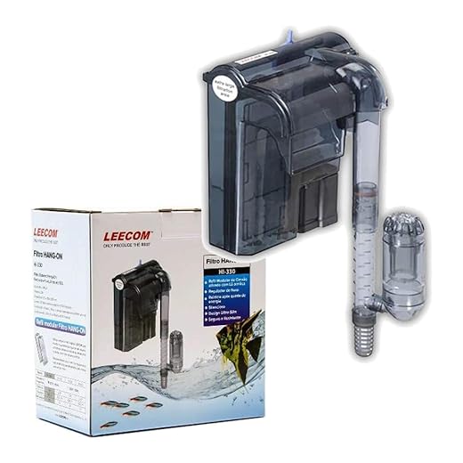 LEECOM - Filtro Externo Hang-On Hi-330 280L/H 2W - 127v, Preto