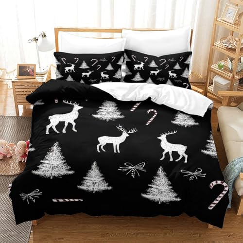 Housse de couette Noël adolescent idée cadeau parure lit 3D