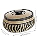 Jewelry Box | Zebra Print Trinket Storage Organizer | Resin Jewelry Container with Lid | for Women Girls Ladies Mothers Brides Collectors Fashion Lovers Wedding Gift Vanity Table, Travel Vacation