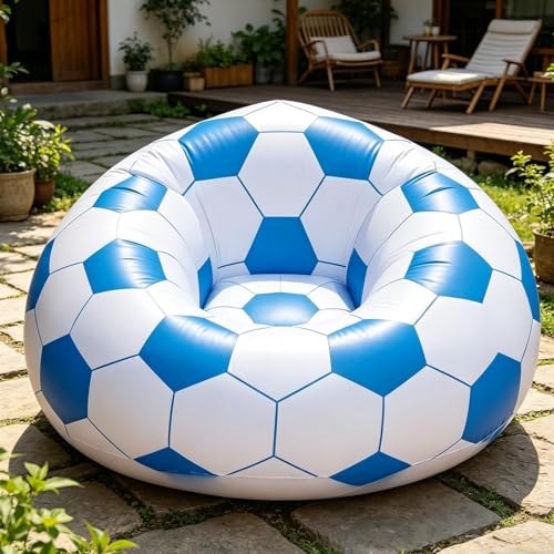 Silla de camping inflable y sofá hinchable Air Soccer para salón exterior 8