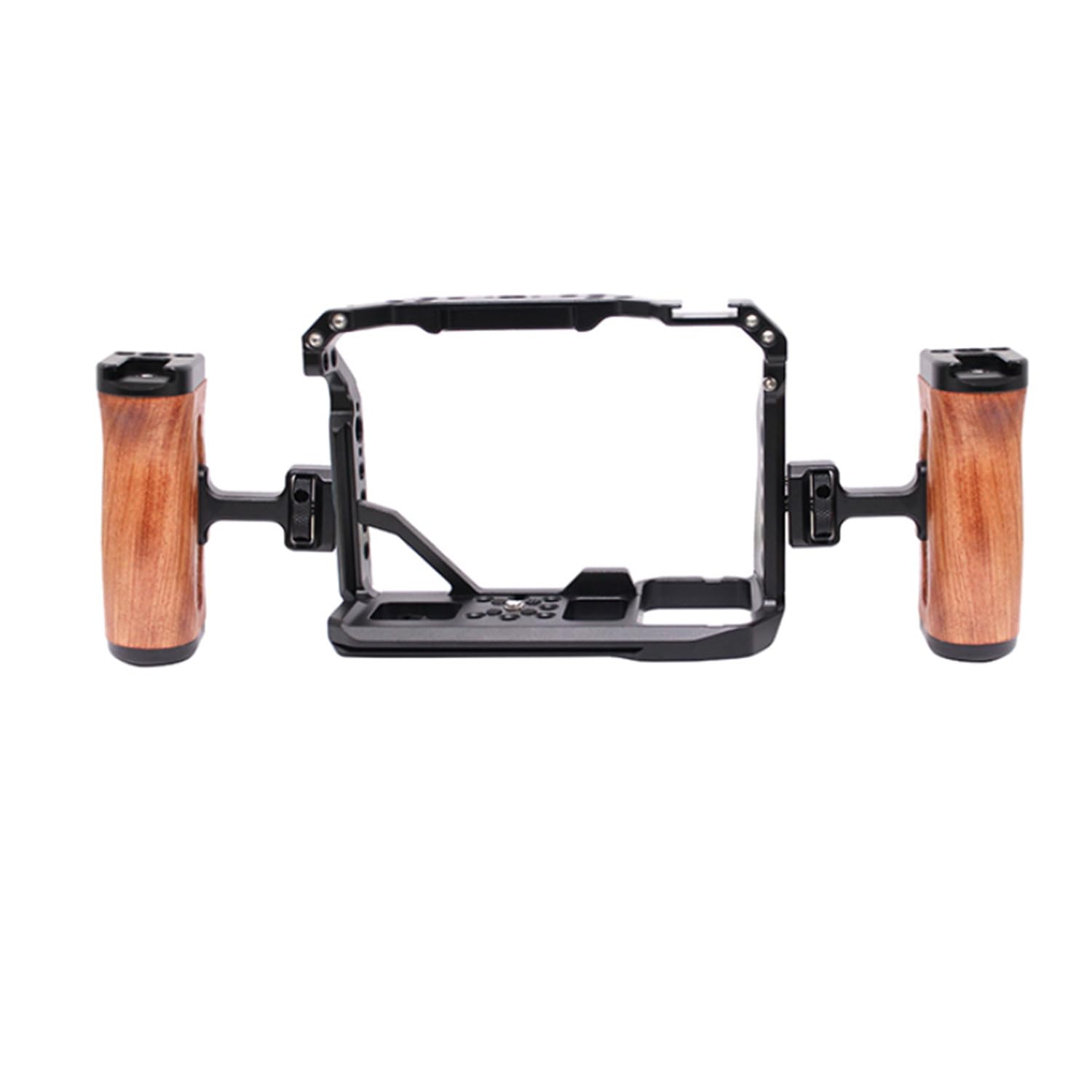 Poignée latérale en bois compatible avec ARRI 6,35 mm et 9,5 mm, poignée gauche/droite réglable pour EOS R50V/RP/R50/R100/R7/R8, Alpha A7R V/A7 IV/A7S III/7R V/S III/A7R IV, A6700/FX30/FX3, Z