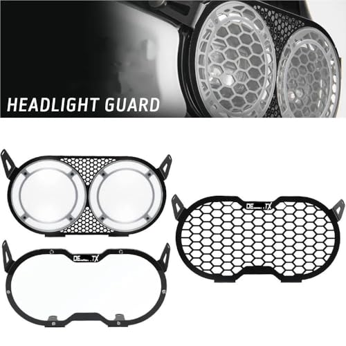 Couverture Phare Grille De Protection Phare Moto Desert-X 2022-2023 - 3