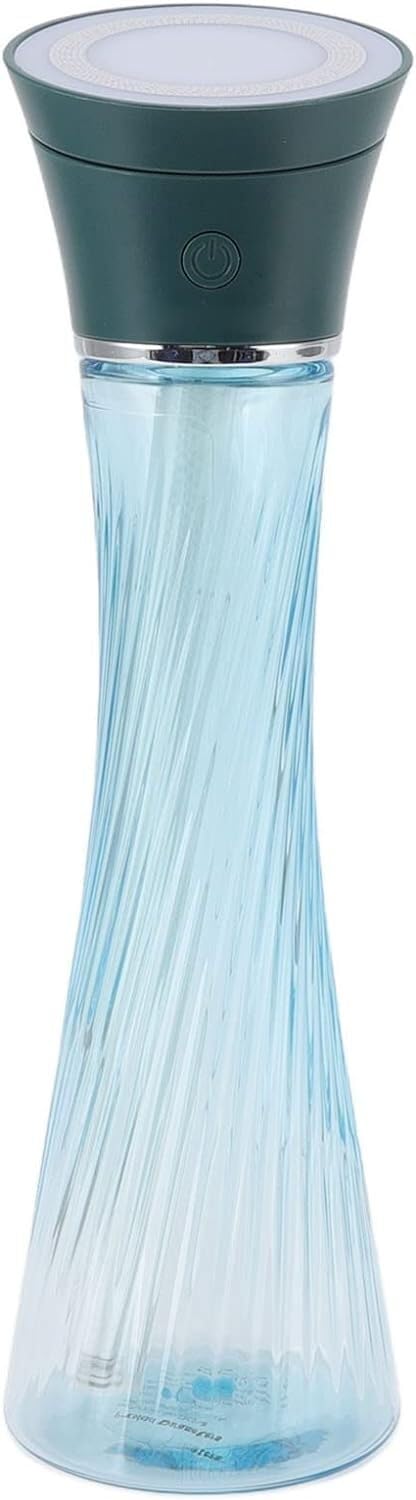 per Uso Domestico Umidificatore Piccolo Umidificatore da Tavolo Funzione Luce Notturna Mini umidificatore Compatto Silenzioso e Durevole, Verde Scuro