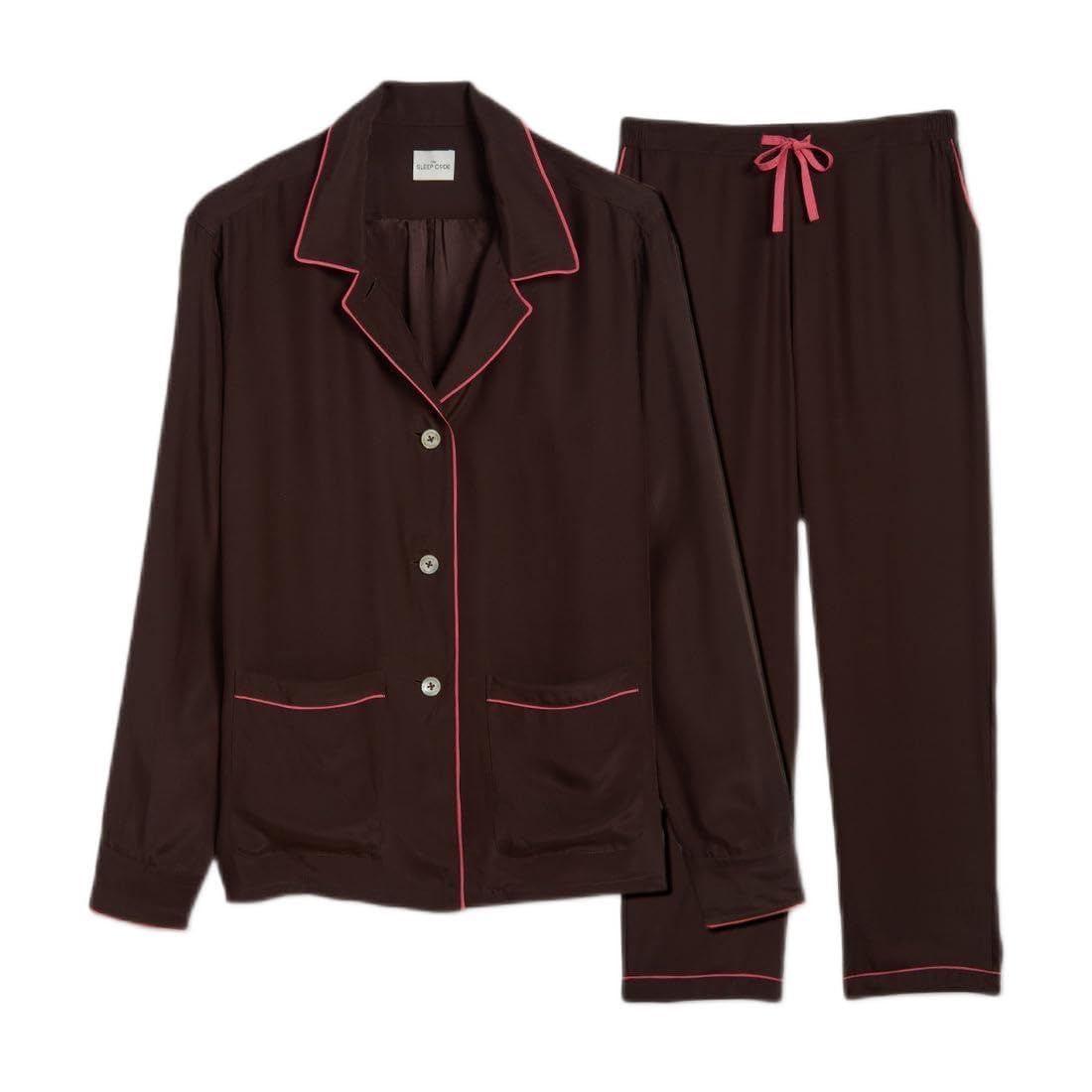 The Sleep Code Washable Silk Classic Long PJ Set