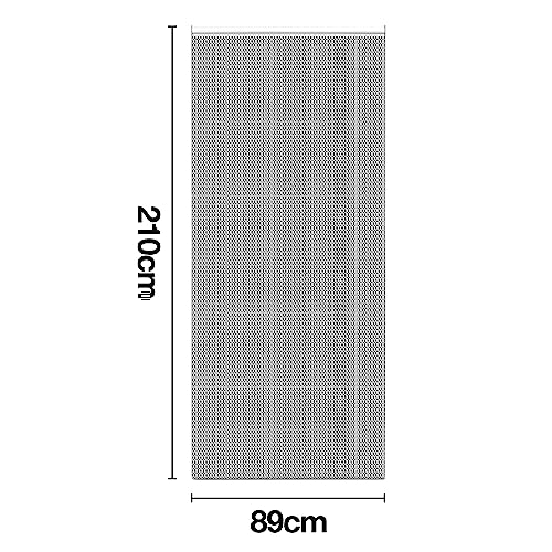 Vermatik Silver 89x210cm Aluminium Chain Fly Screens for Doors. Metal Door Fly Screen Curtain for Indoor and Outdoor Use for Keeping Out Flies, Insects, Wasps - Image 5
