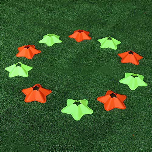 Marcadores de foco esportivos BESPORTBLE, 4 peças, marcadores de ponto estrelas, disco de treinament