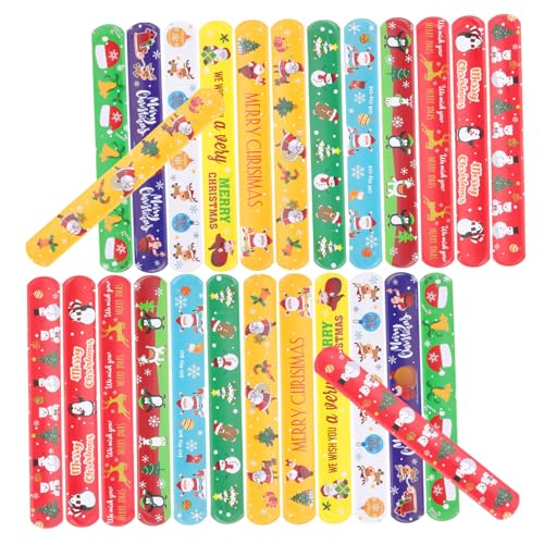 Bracelets slap de Noël pour briser la glace et amuser les adultes en fête