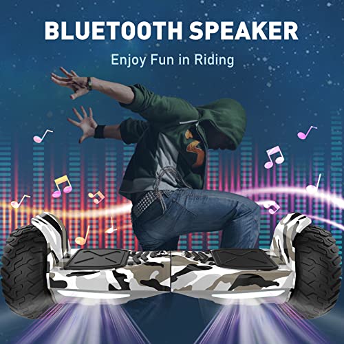 MARKBOARD Hoverboard 8,5 Zoll (Armeegrün) - 5