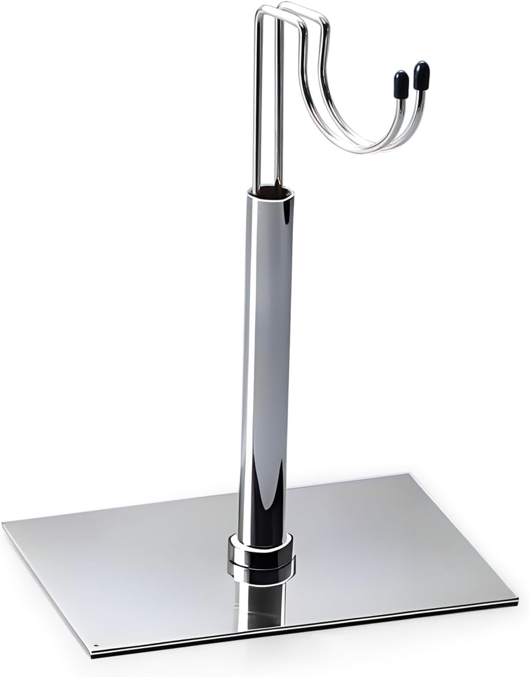 1/6 Scale Magnetic Figure Stand, Display Stand with Strong Magnetic Base & Liftable Support for 12 inches Action Figure, Doll Model Pose Display Holder Base - Extendable & Freely Magnetic-attached (silver)