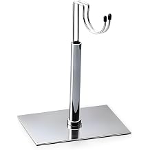 1/6 Scale Magnetic Figure Stand, Display Stand with Strong Magnetic Base & Liftable Support for 12 inches Action Figure, Doll Model Pose Display Holder Base - Extendable & Freely Magnetic-attached silver