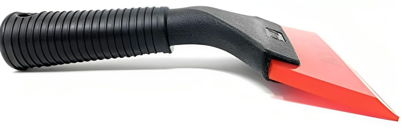 Red 5 inch Rubber Squeegee
