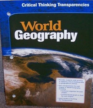 Paperback McDougal Littell World Geography: Critical Thinking Transparencies Grades 9-12 by MCDOUGAL LITTEL (2002-02-15) Book