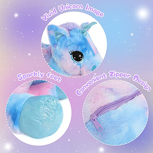Muiteiur W-038 Big Unicorn Stuffed Animal, Soft Unicorn Plush Pillow thumb #3