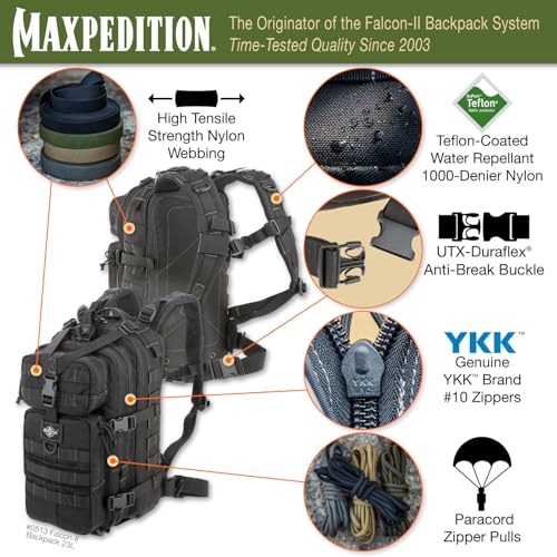 Mochila Táctica Maxpedition Falcon-II 23L miniatura 4