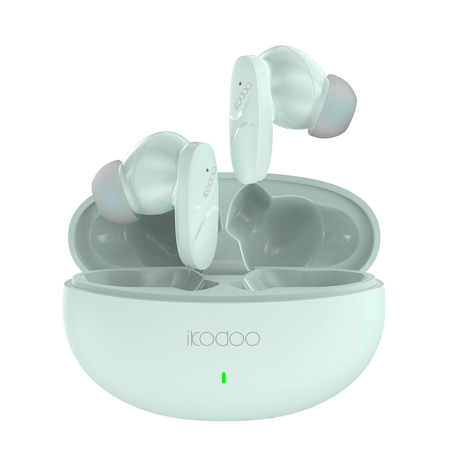 (Refurbished) IKODOO Buds Z Truly Wireless in-Ear Earbuds with Mic, AI-ENC, Upto 28 Hrs Playtime, 10mm Bass Drivers, Bluetooth 5.3, Quick Pair, IPX4, Type-C, Fast Charging-(10 Min = 90 Min) Green (B0CSF24XL7) Amazon Price History, Amazon Price Tracker