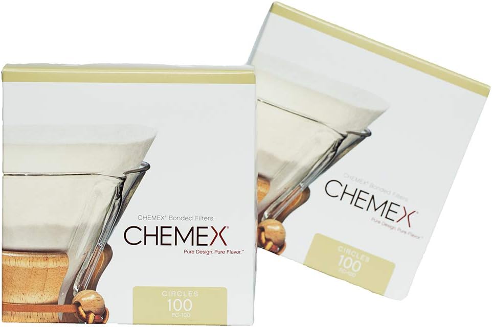 Chemex Bonded Filter - Circle - 100 ct - 2 Pack - Exclusive Packaging