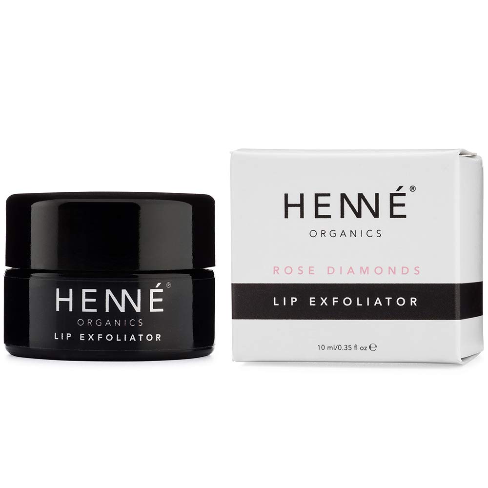 Henné Organics Exfoliante de labios - Exfoliante de azúcar natural y orgánico - Diamantes rosas 2