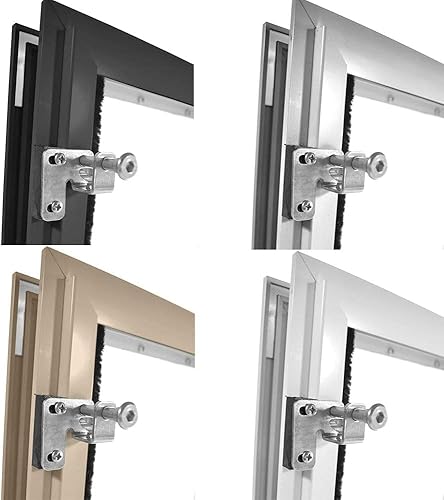 Miniatura 5 de Modelo de puerta Puertas para gatos y perros Solapas de vinilo dobles de bajo consumo Cubierta de seguridad de bloqueo Requiere instalación