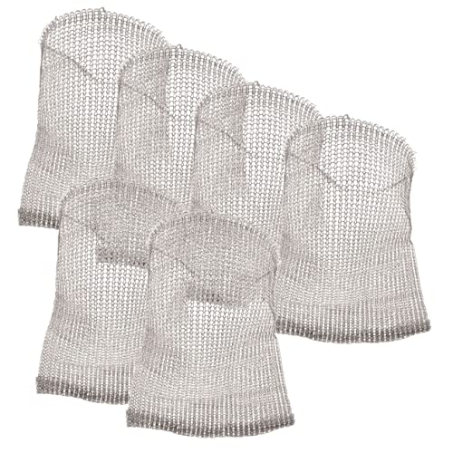 BESPORTBLE Protezioni Per Radici Vegetali in Rete 6 Pezzi Cestini in Filo Di Acciaio Inossidabile Rete Protettiva Per Piante Da Esterno Rete Da Giardino - Borsa A Rete Per Giardinaggio