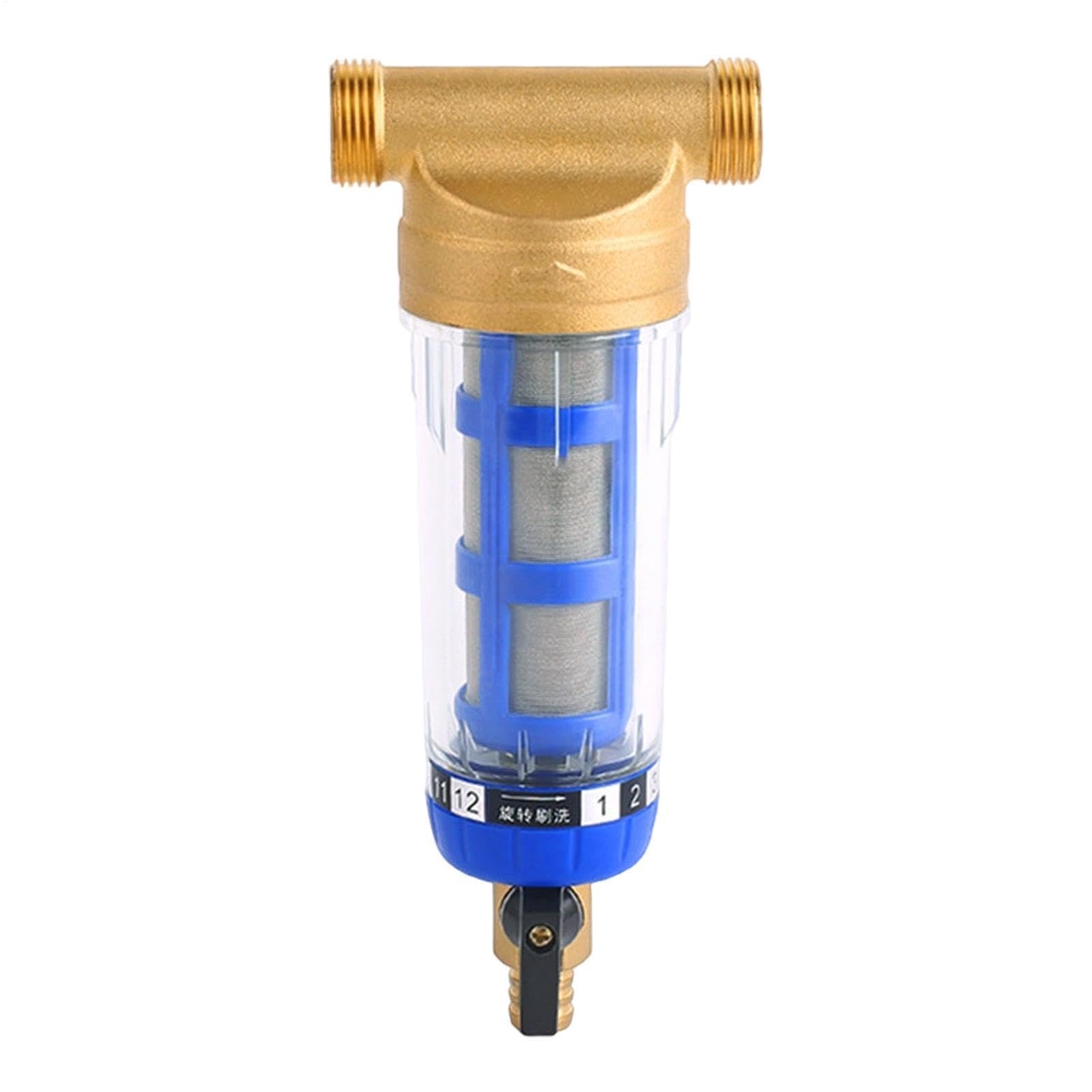 Purificar agua del grifo con filtro de agua spin down para apartamento