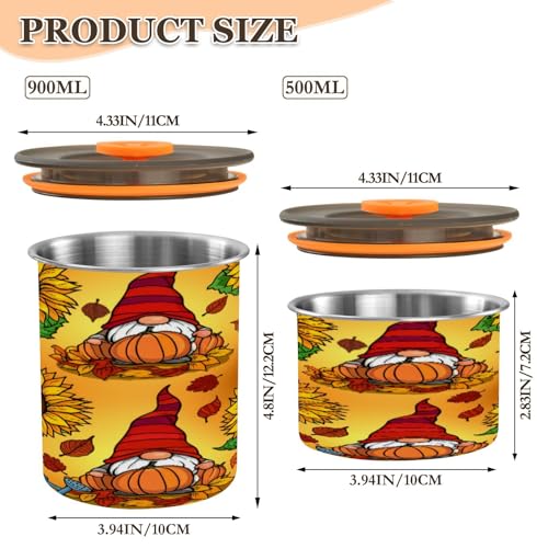 Contenedor hermético para café de acero inoxidable 30oz miniatura 2