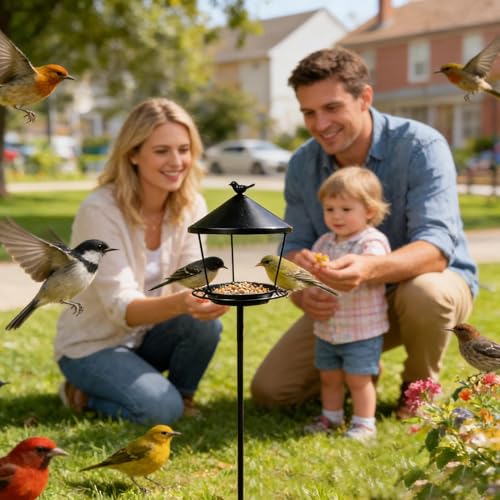 Mangeoire à oiseaux extérieure résistante pour animer votre terrasse - 4