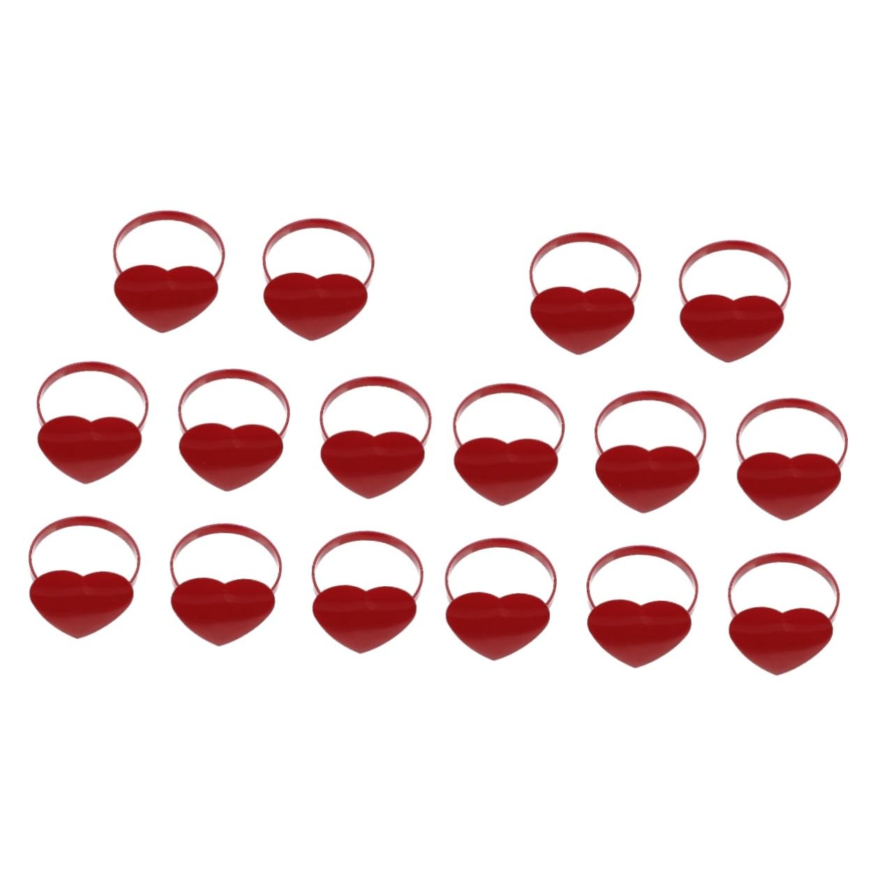 2 Sätze Herzförmige Für Valentinstag Hochzeit Und Besondere Anlässe Tischdekoration Für Unvergessliche Dinnerpartys 8 Stücke * 2