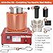 MMasters Complete 3KG Electric Melting Furnace Kit – Smelting Set with Graphite Crucible, Ingot Mold, Tongs, Gloves & Goggles – Ideal for Gold, Silver, Copper, Aluminum Refining