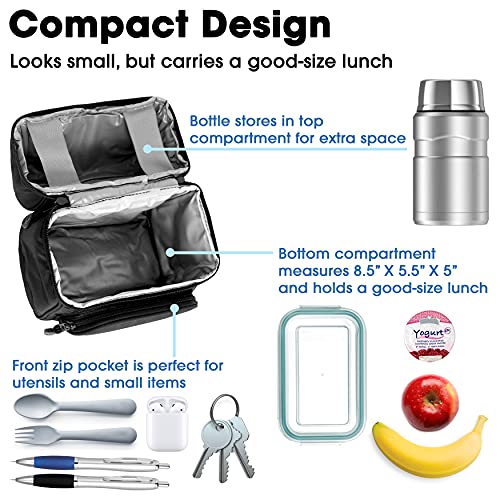 J World New York Corey Lunch Bag, Black, One Size #TOP2