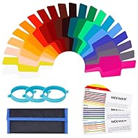 Algopix Similar Product 12 - Neewer 20 Pieces Camera Flash Gels