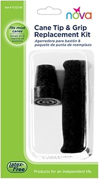 NOVA Medical Products Tip and Grip Replacement Kit, Black