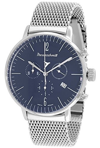 Messerschmitt ME-4H153M montre homme bracelet acier cadran rond