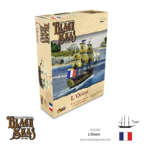 L'Orient 1/700 Scale Miniature for Black Seas Highly Detailed Age of Sail Era Miniatures for Table-top Wargaming