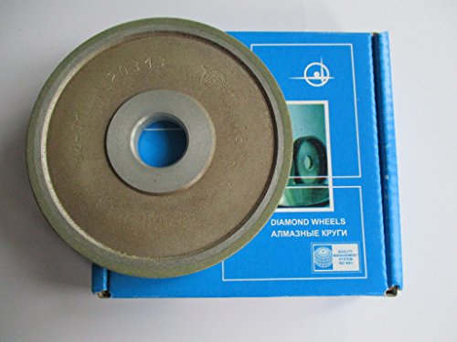 Dia 4 Inch (100Mm.) Hole 0.79" (20Mm.) Width: 0.4" (10Mm.) Type: 1A1 Straight Abrasive Diamond Grinding Wheel For Carbide Tungsten (125/100 Micron = 150 Grit) #TOP2