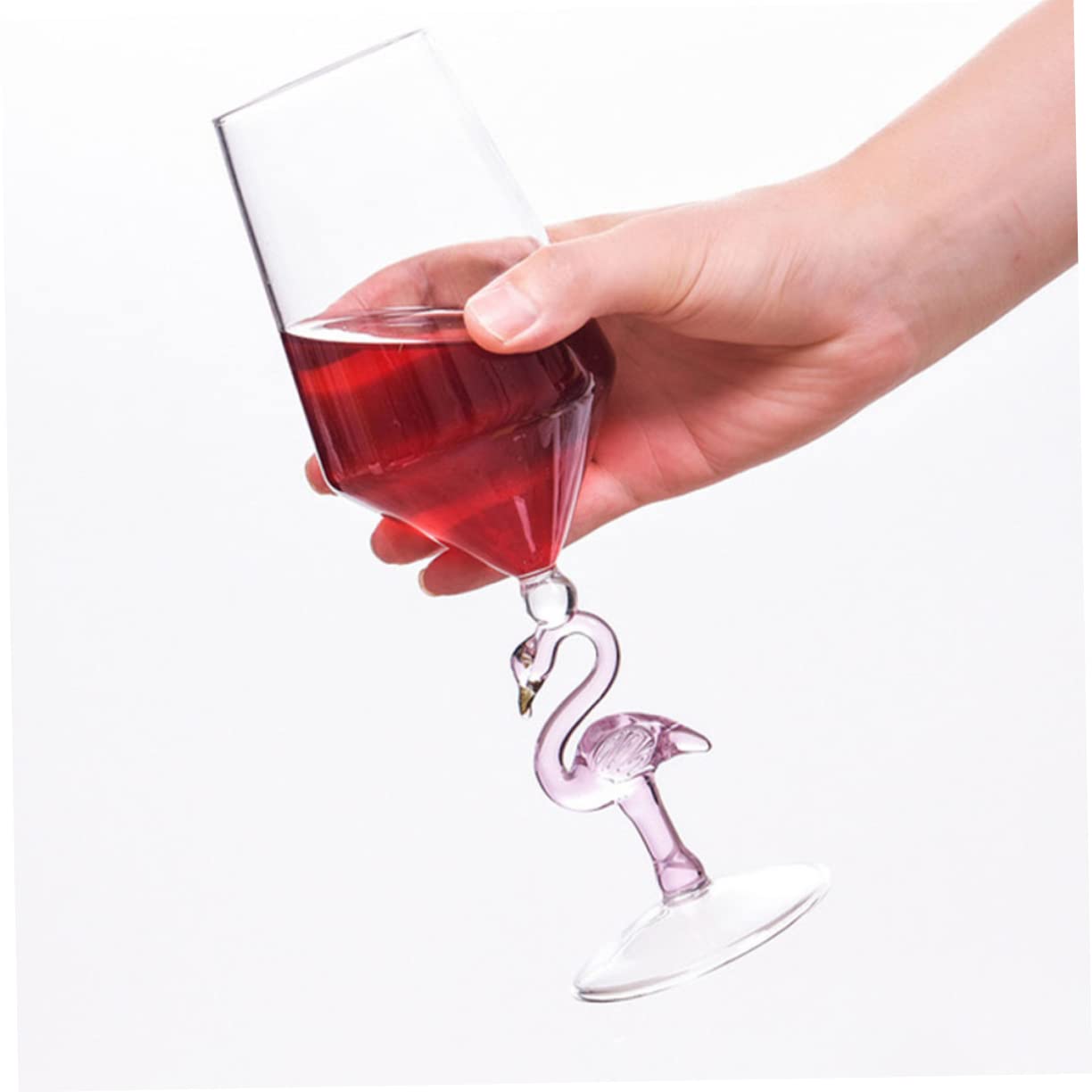 PRETYZOOM 2piezas Copas De Vino Resistentes Al Desgaste Diseño Flamenco Para Fiestas y Hogar