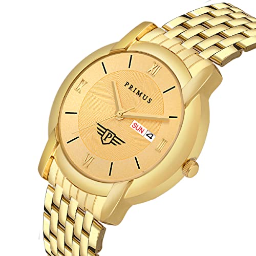 Buy Primus GLDD7954GL Mens Sleek Collection with Day & Date Function