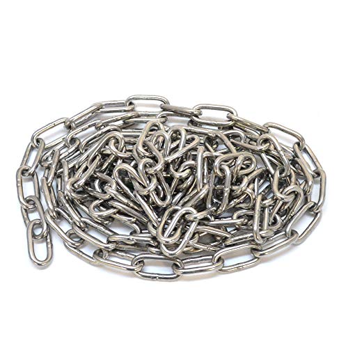 10 Feet 316 Stainless Steel 1/8 Inch Marine Proof Coil Chain