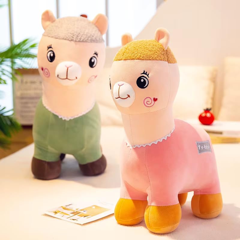Image of Babique Alpaca Sheep Stuffed Plush Animal Soft Toys | Teddy Bear | Ideal for Birthdays & Special Occasions Girls /Boys, Baby Kids - 38 cm (Pack of 1)