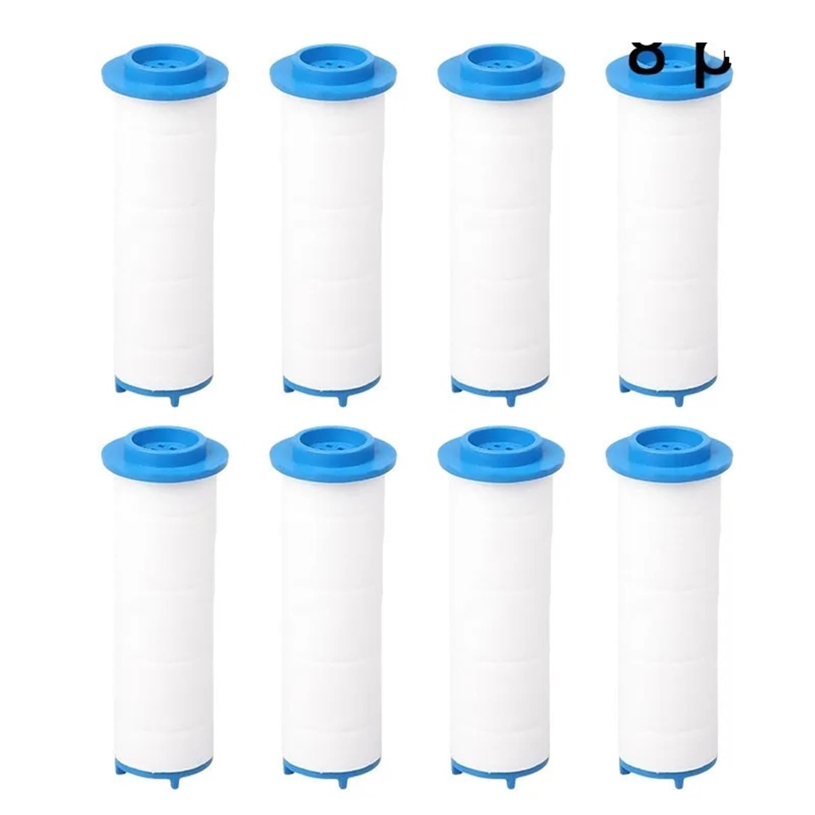 8 Pcs Shower Head Replacement PP Cotton Filter Cartridge Water Purification Bathroom Accessory Hand Held Bath Sprayer