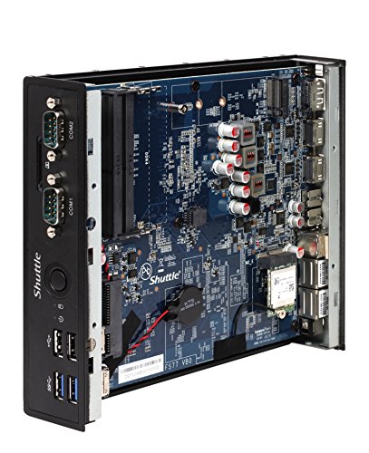 SHUTTLE DS77U Intel Celeron 3865U 1.8GHz/ DDR4/ USB 3.0/ A&GbE/ 65W Slim PC Barebone System