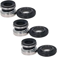 Vista 10 de Othmro 2 piezas de diámetro interno de 0.551 in de aleación de plástico de repuesto de sello de eje 103-14 para eje de bomba, bombas de agua, eje