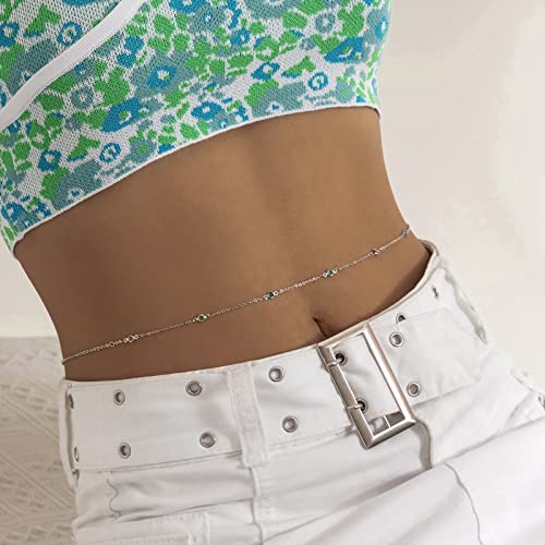 Cinturón de cadena para ajustar camisas largas y blusas holgadas 2