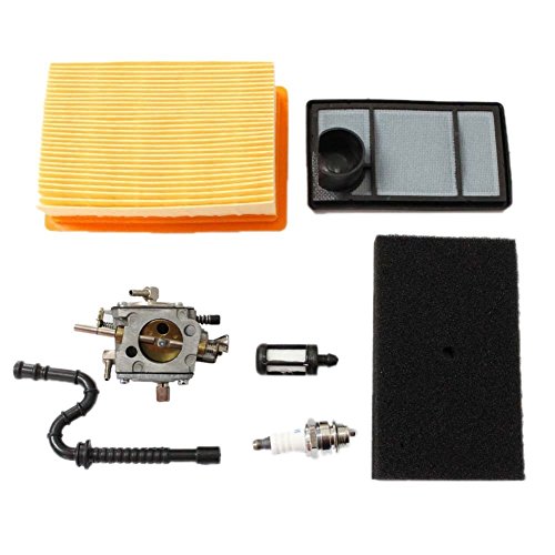 Hipa Carburetor Air Filter Fuel Line Filter Spark Plug for STHIL TS400 Cut-Off Saw HS-274E