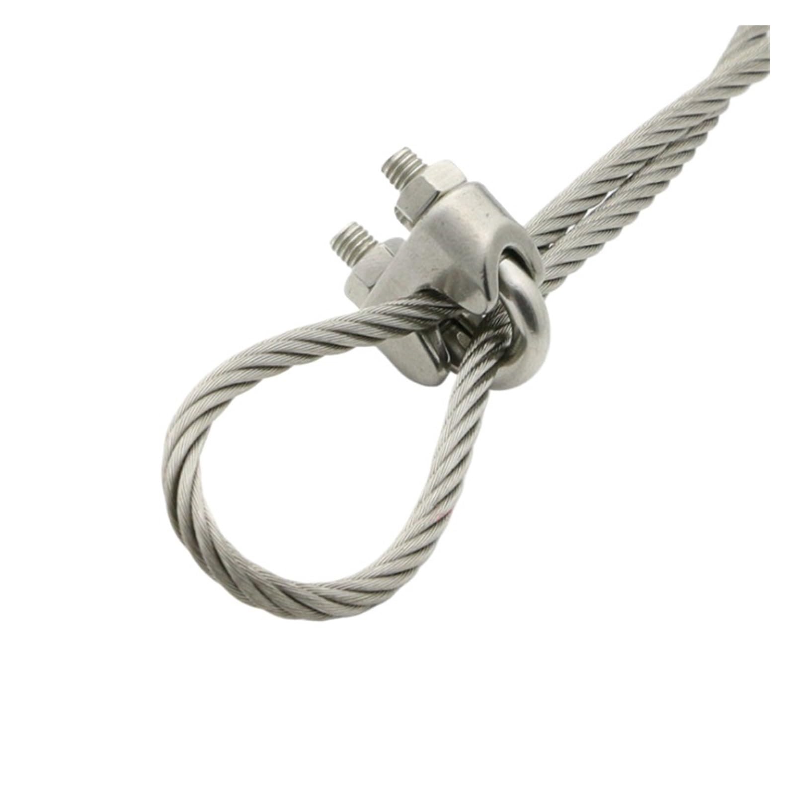 Paquete de 20 abrazaderas for cable acero inoxidable M2-M10(M820pcs)