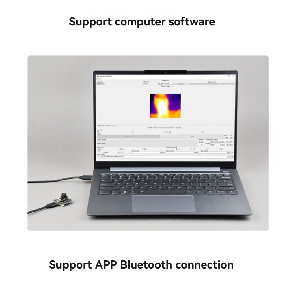 WiFi Infrarrojos Módulo de Imagen Térmica Serial WiFi RGB Junta de Desarrollo 80x62 Píxeles de Infrarrojos Matriz B
