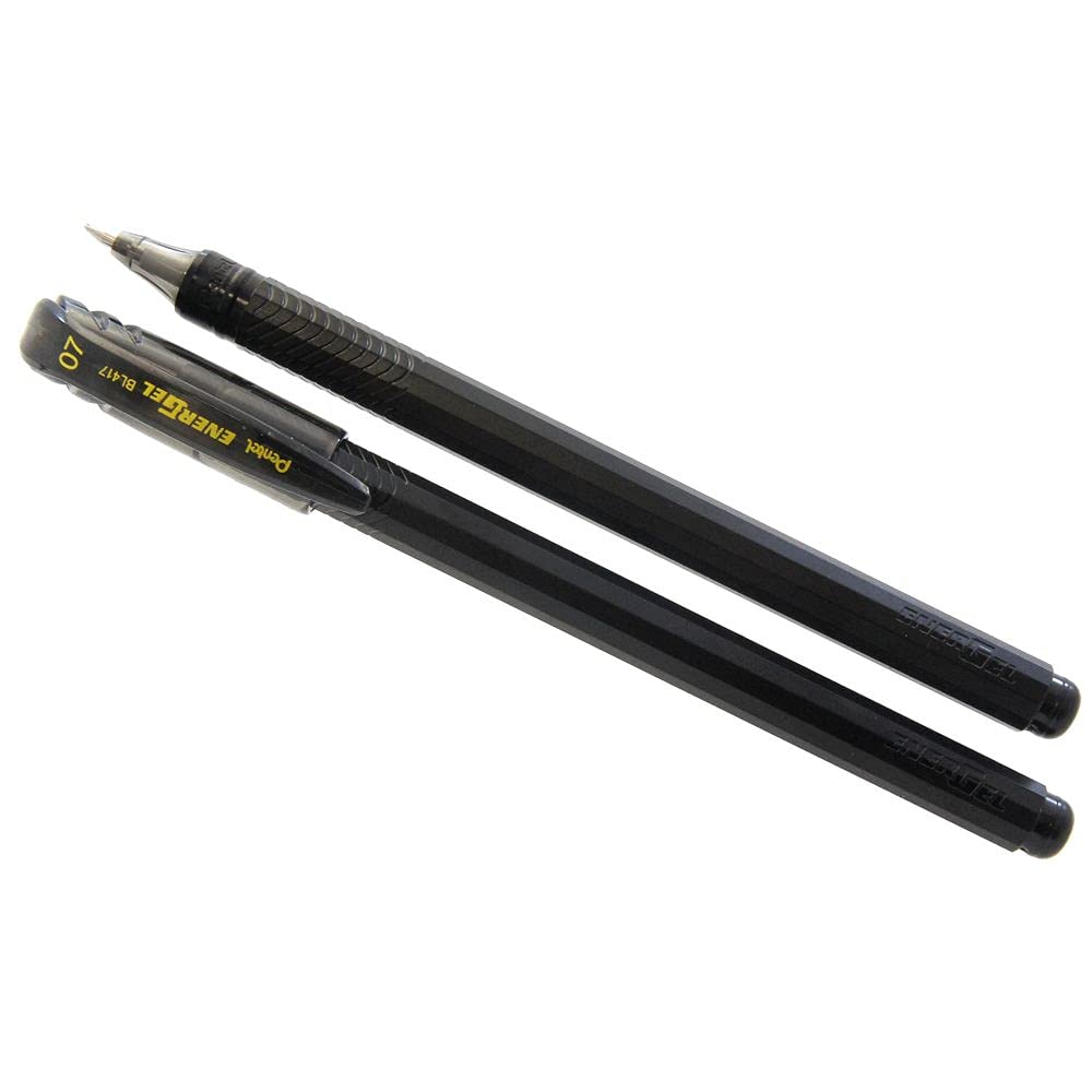 Pentel EnerGel Eco BL417 Quick Drying Gel Pen Black Pack of 1 — view 2